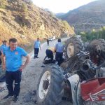 Devrilen Traktörün Sürücüsü Hayatını Kaybetti
